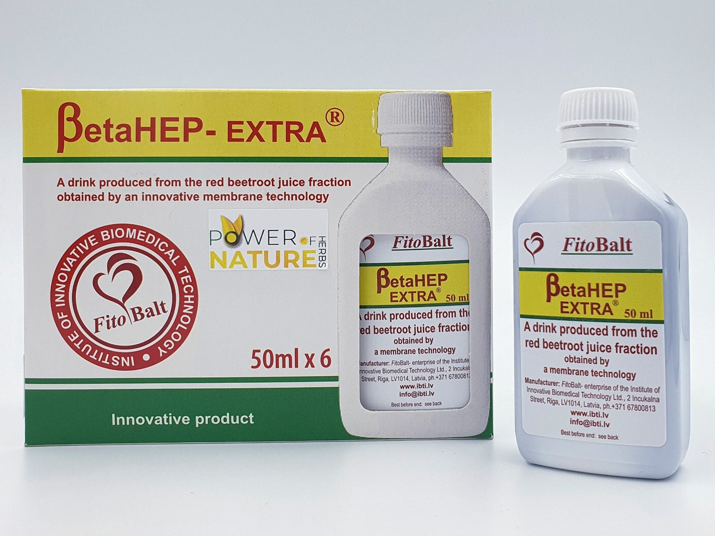 BETAHEP - EXTRA RED BEETROOT 6*50ml