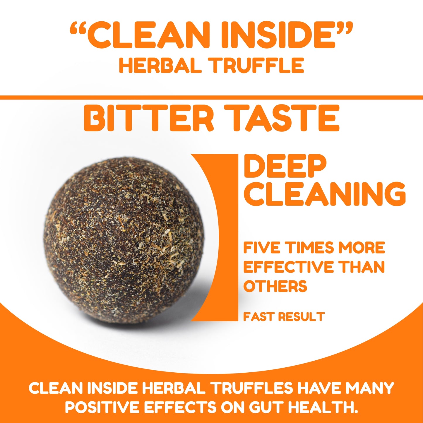 "CLEAN INSIDE" Anti Parasitic Unique Herbal Truffle DEEP CLEANING  (24pcs)216g