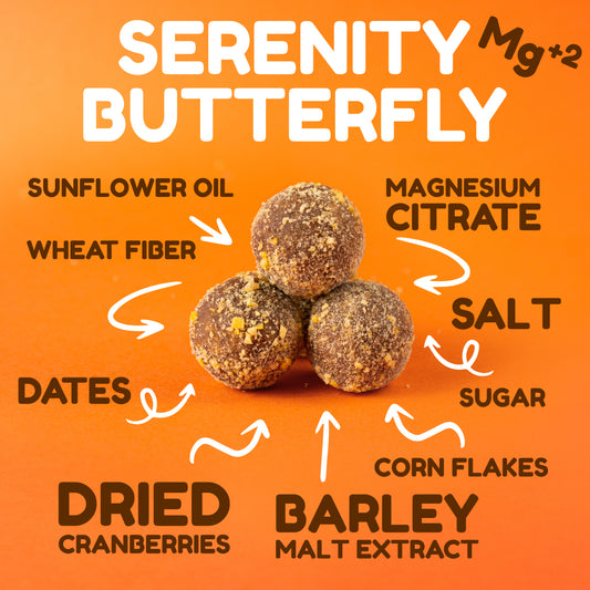 SERENITY BUTTERFLY (24pcs)204g Tasty Magnesium Truffle